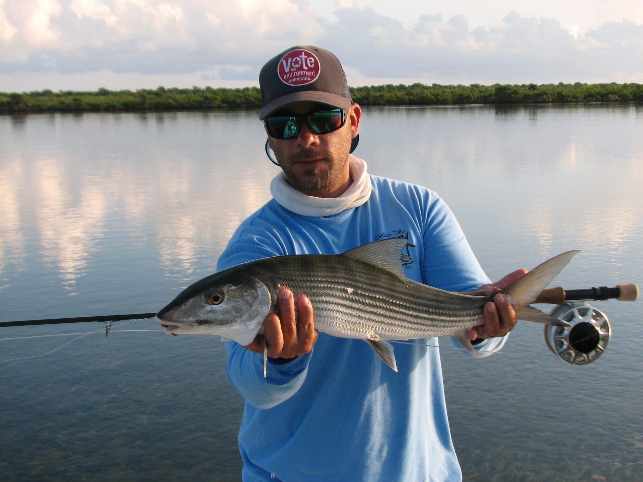 Miami Florida Bonefishing:High Water Low Light Tough Fishing.