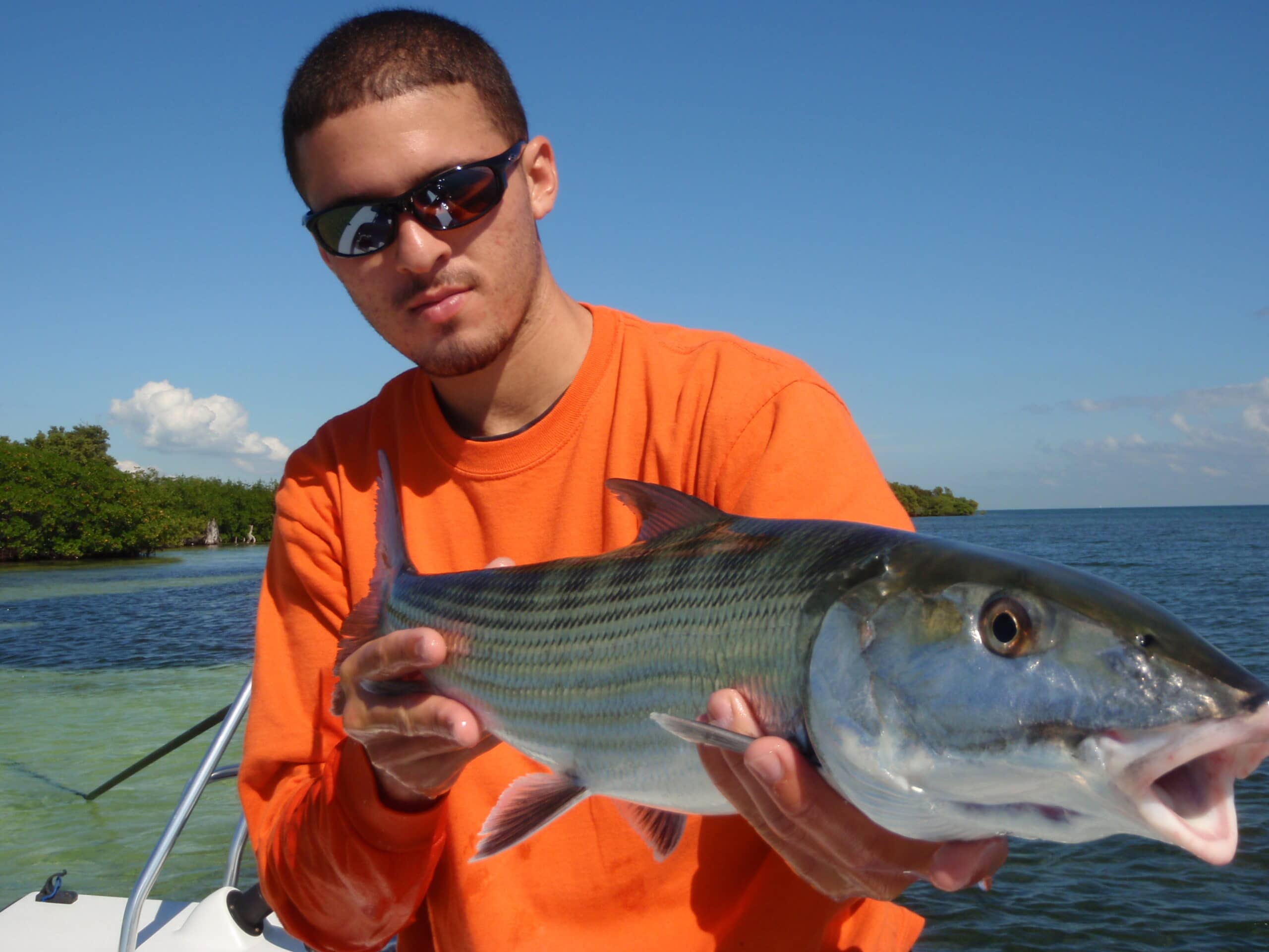 Miami Biscayne Bay Fishing Report:Big Bonefish In Biscayne Bay.