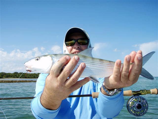 Miami Fishing Charter:Cold Water Biscayne Bay Bonefish.