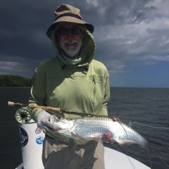 Fly fishing, tarpon, MIami, Florida, Biscayne Bay, Capt Raul Montoro