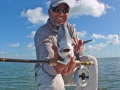 Fly fishing for permit in Biscayne Bay