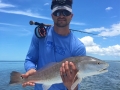 Fly fishing for redfish in Everglades National Park.