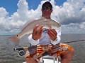 Fly fishing for redfish